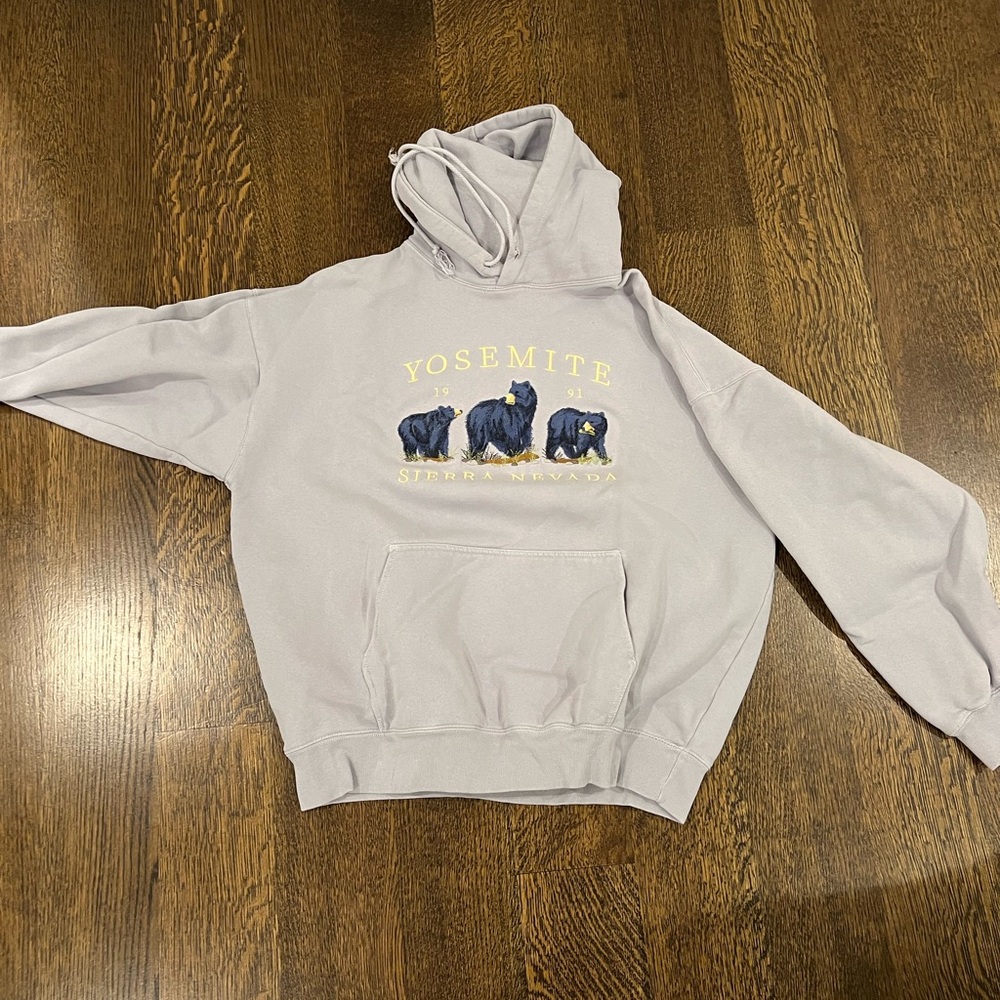 Brandy Melville Light Gray Hoodie